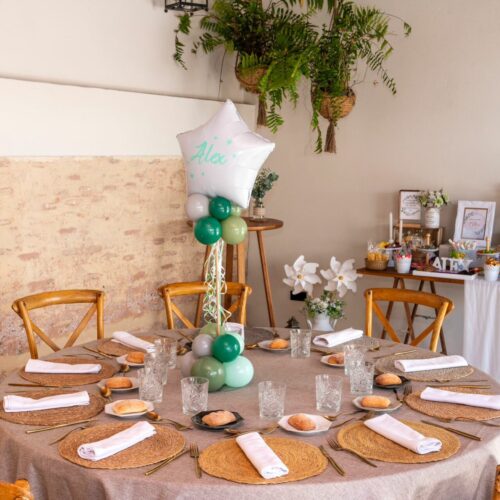 Mesa de celebración en restaurante