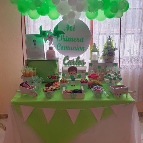 Decoración para Comuniones sobre tu personaje favorito.